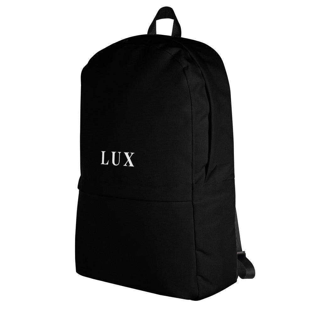 Black "LUX" Backpack