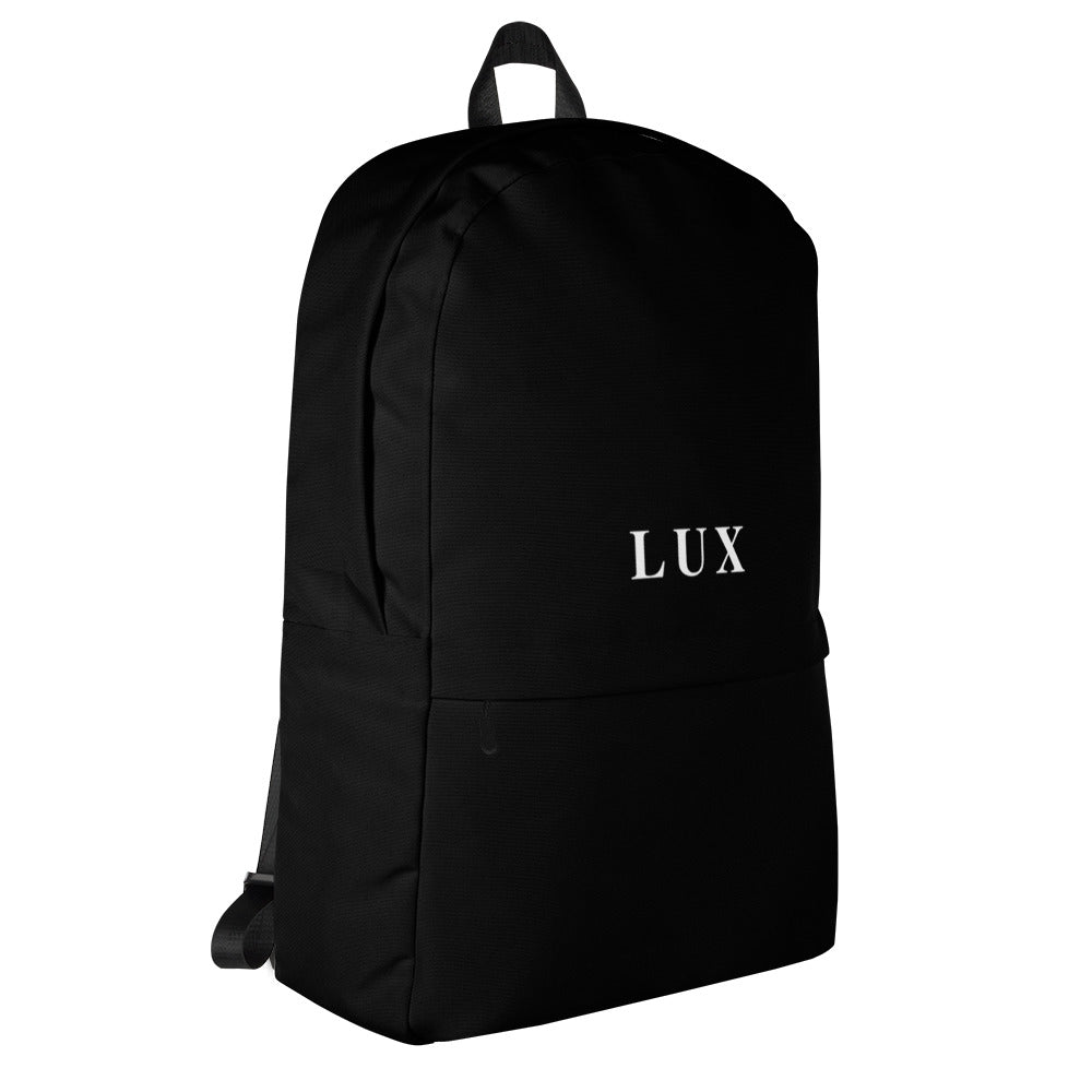Black "LUX" Backpack