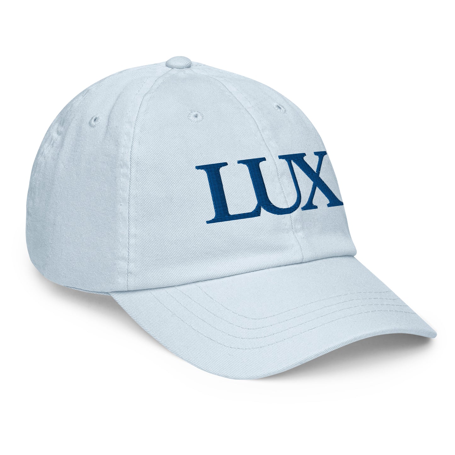 “LUX” Pastel Baseball Cap (Blu-Sky)
