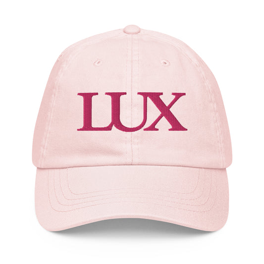 “LUX” Pastel Baseball Cap (Pink Barbie)