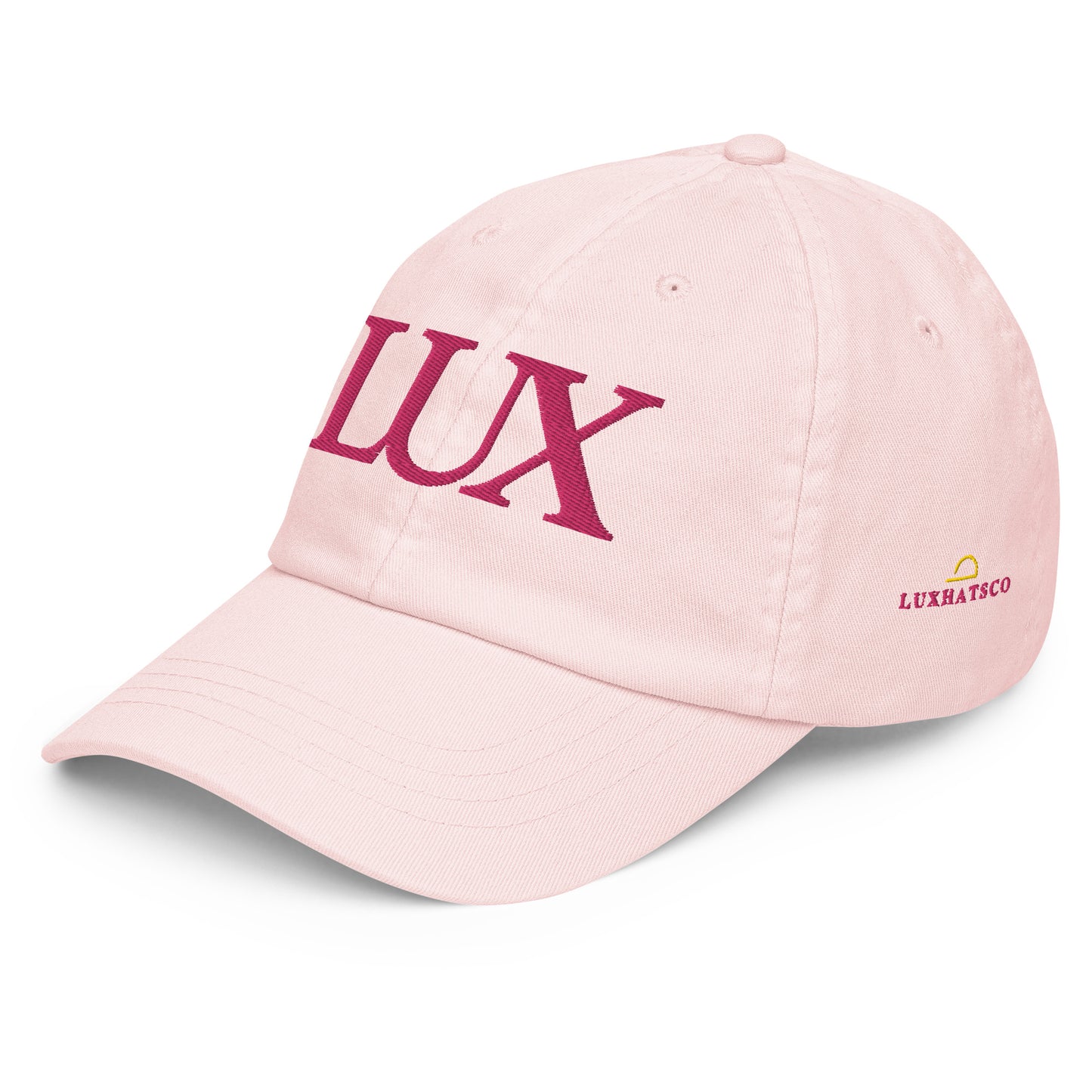 “LUX” Pastel Baseball Cap (Pink Barbie)