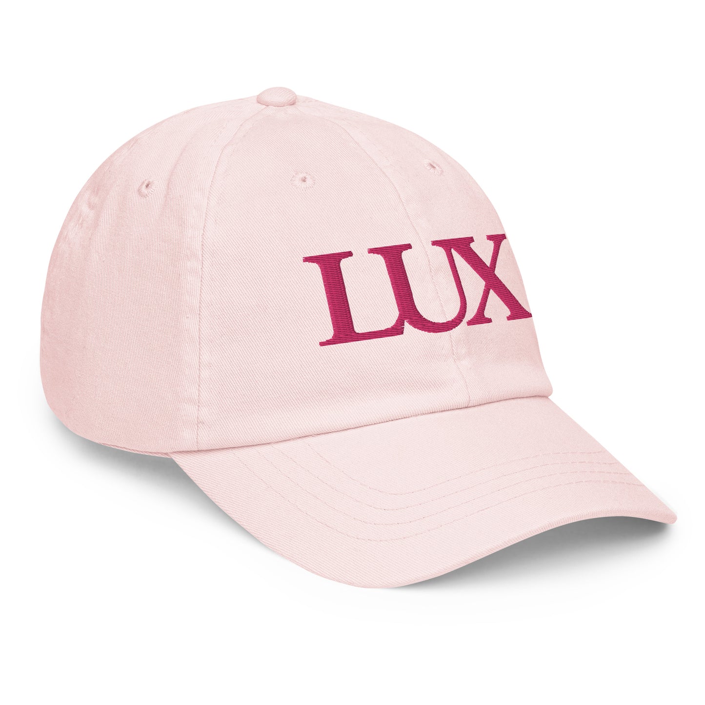 “LUX” Pastel Baseball Cap (Pink Barbie)