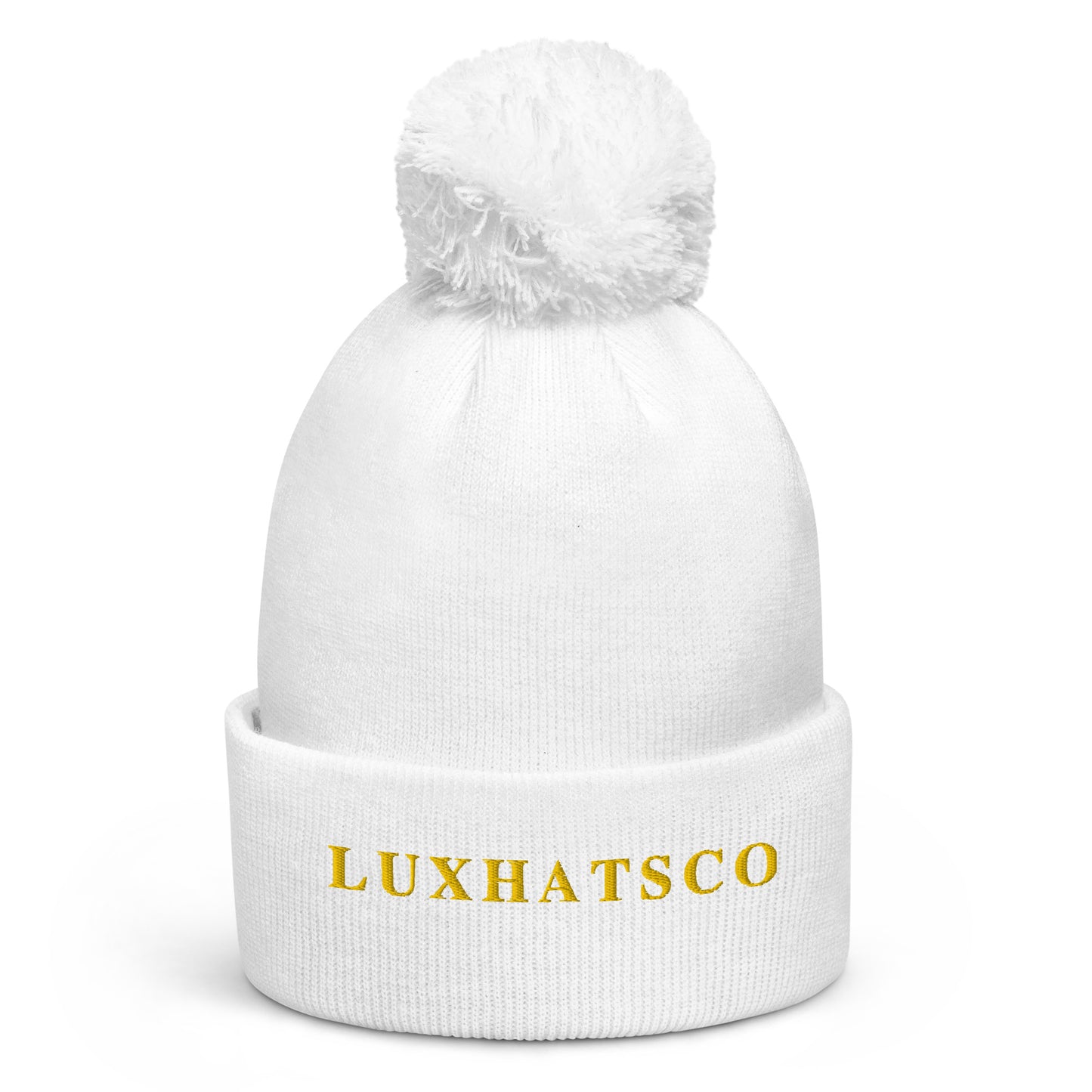 "LUXHATSCO" Pom Pom Beanie