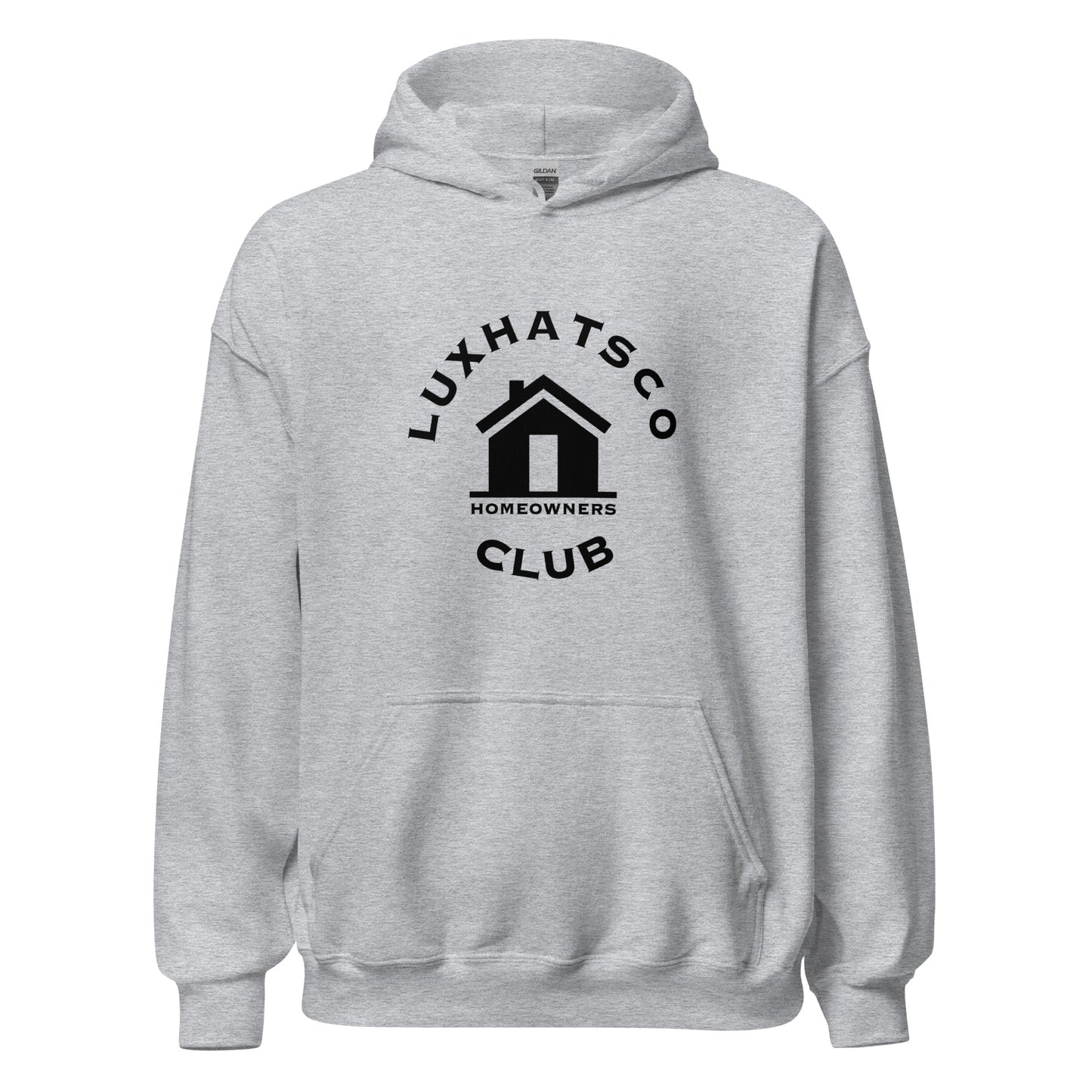 Unisex "Luxhatsco Homeowners Club" Hoodie