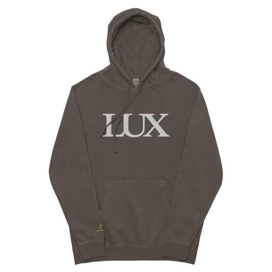 "LUX" Pigment-Dyed Hoodie (Unisex)