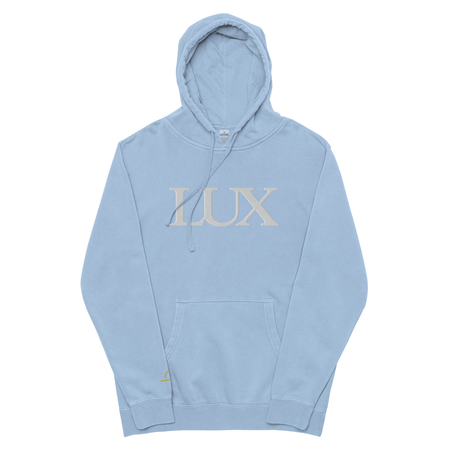 "LUX" Pigment-Dyed Hoodie (Unisex)