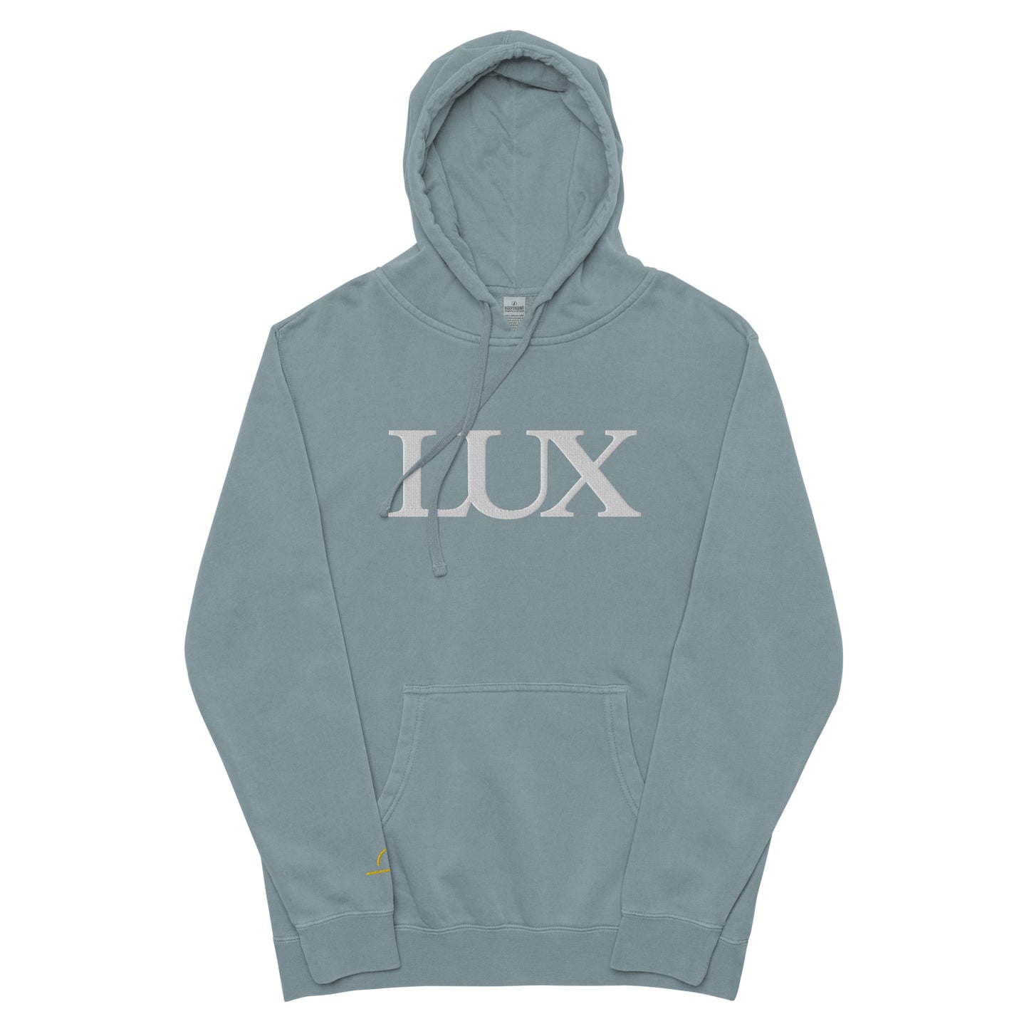 "LUX" Pigment-Dyed Hoodie (Unisex)