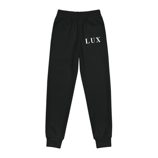 Black Kid's "LUX" Sweatpants (4Y-13Y)