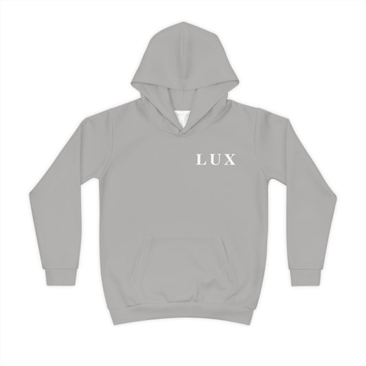 Light Grey Kid's "LUX" Hoodie (2Y-13)