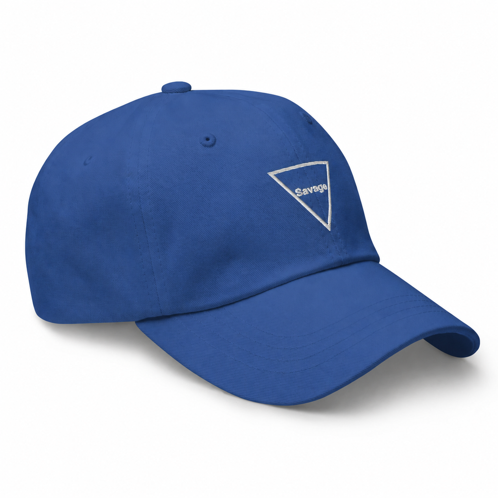SAVAGE BLUE DAD HAT – LUXHATSCO SIGNATURE EMBROIDERED CAP