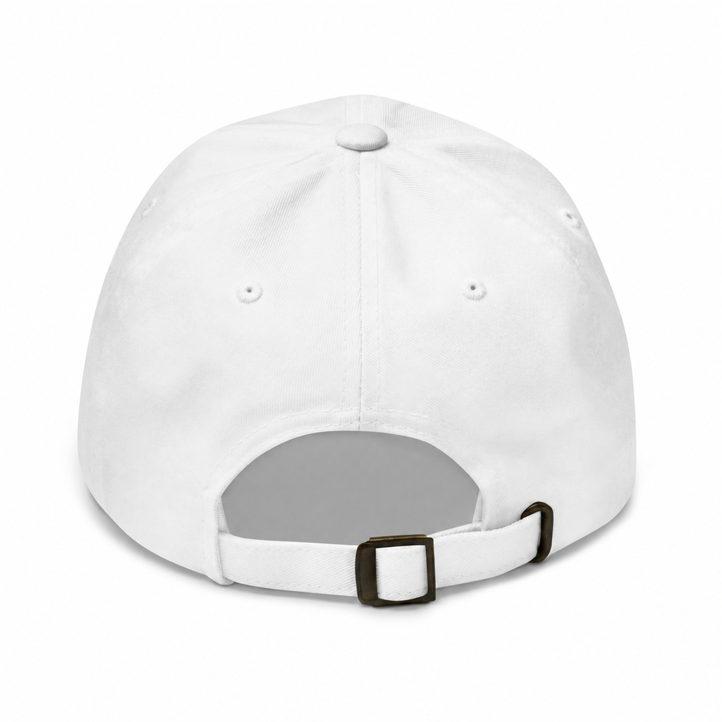 LUX GOLF CLUB WHITE DAD HAT – LUXHATSCO SIGNATURE EMBROIDERED CAP