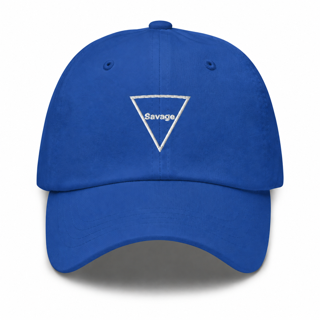 SAVAGE BLUE DAD HAT – LUXHATSCO SIGNATURE EMBROIDERED CAP
