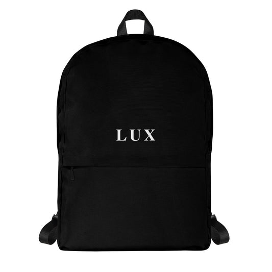 Black "LUX" Backpack