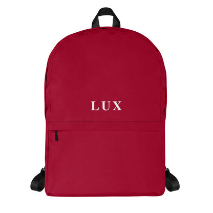 Maroon "LUX" Backpack