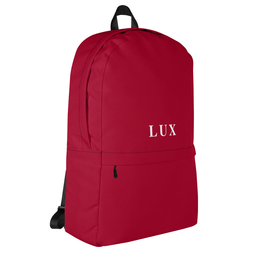 Maroon "LUX" Backpack