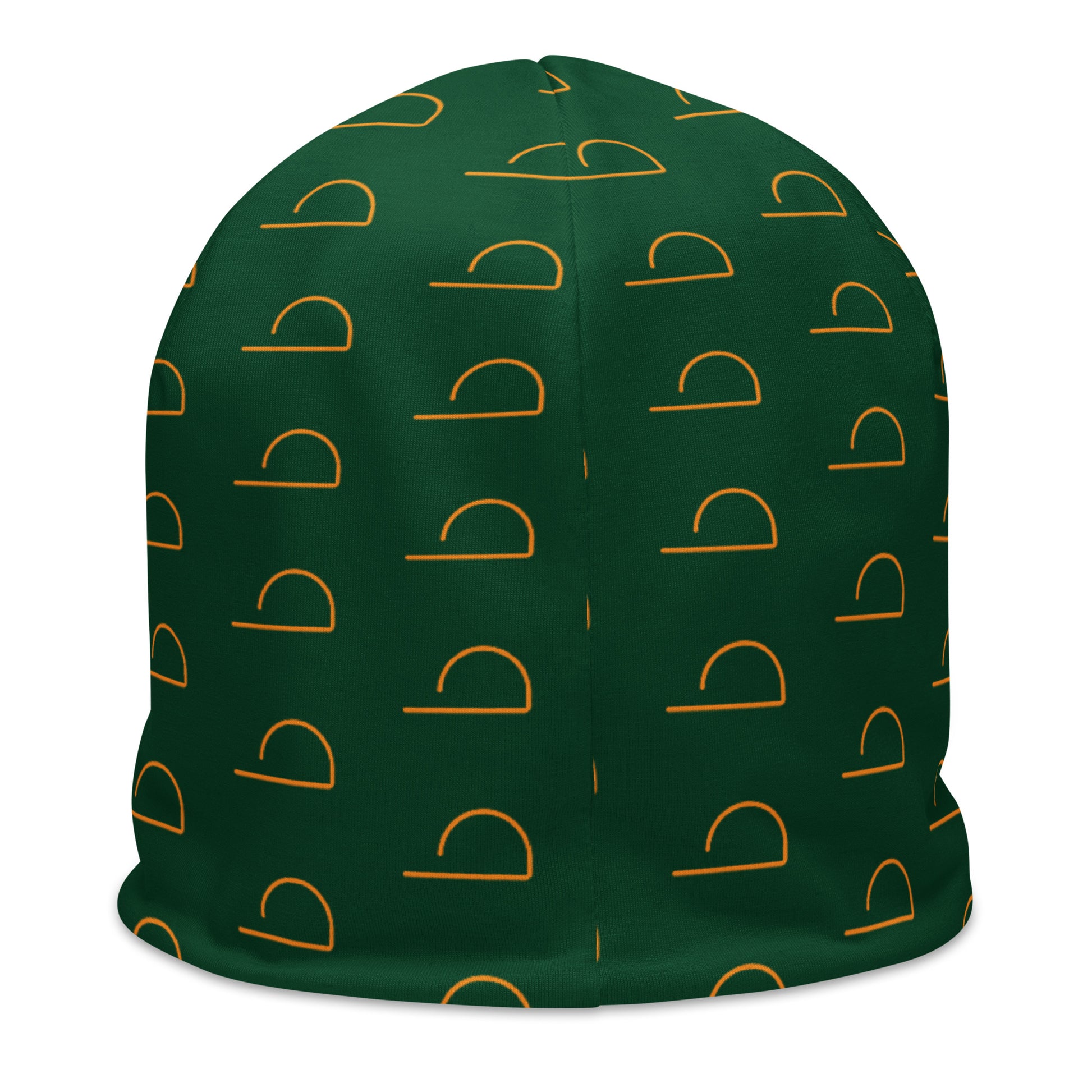 Close-up of Forest Green Lux Beanie texture