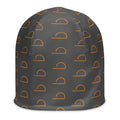 Gray LUXHATSCO Symbol Beanie front view