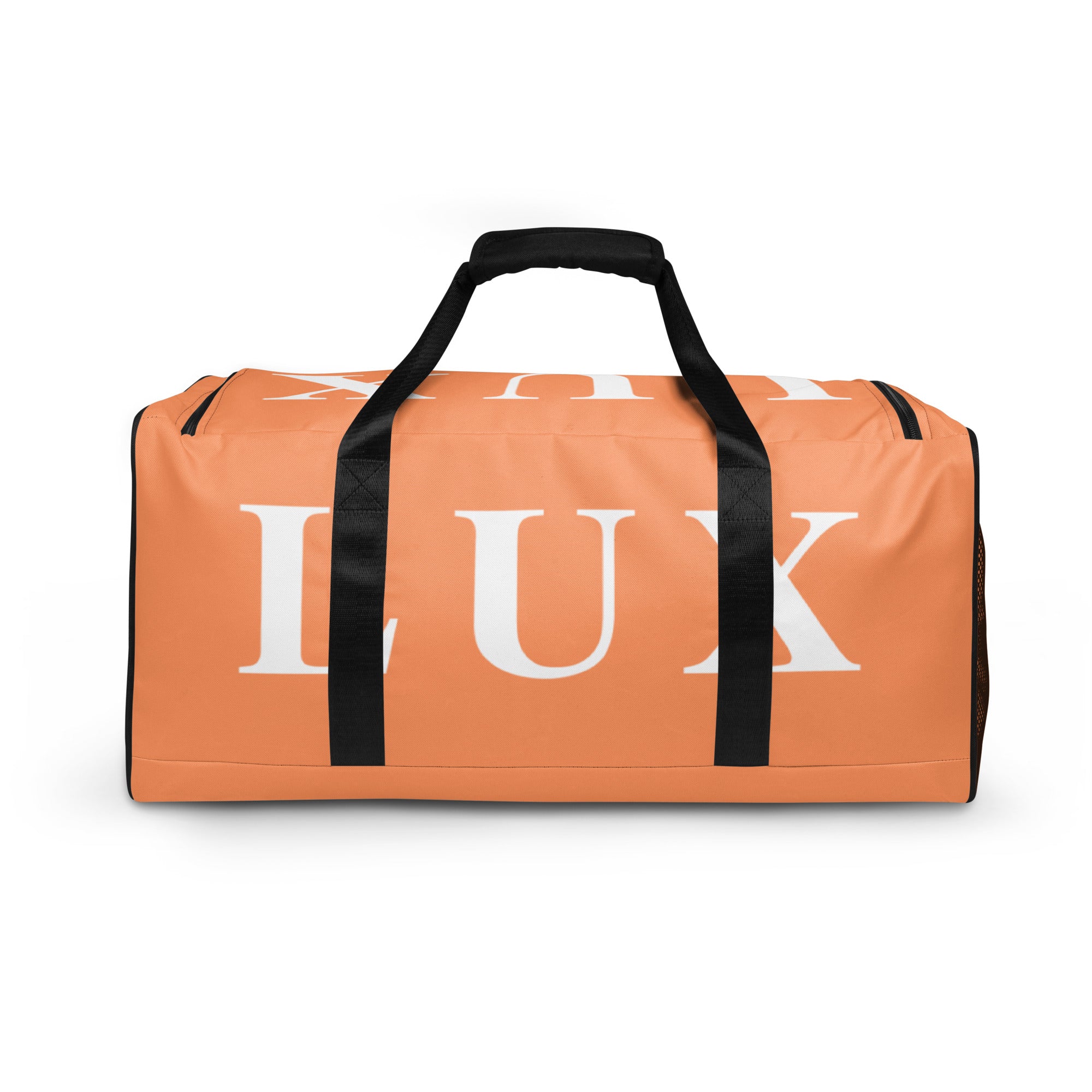 Light Salmon LUX Duffle Bag back view