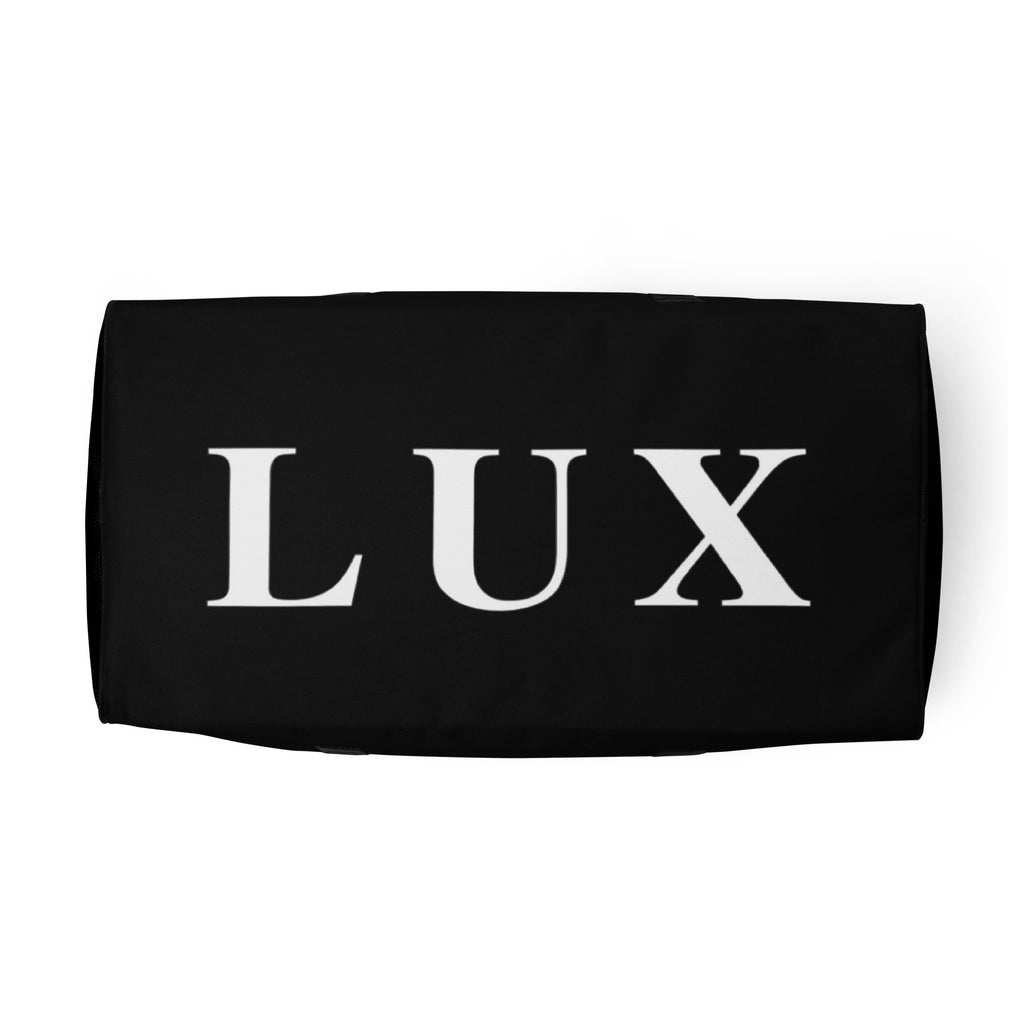 Black LUX Duffle Bag bottom view