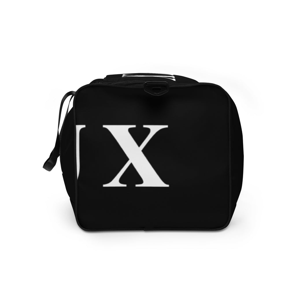 Black LUX Duffle Bag left side view 