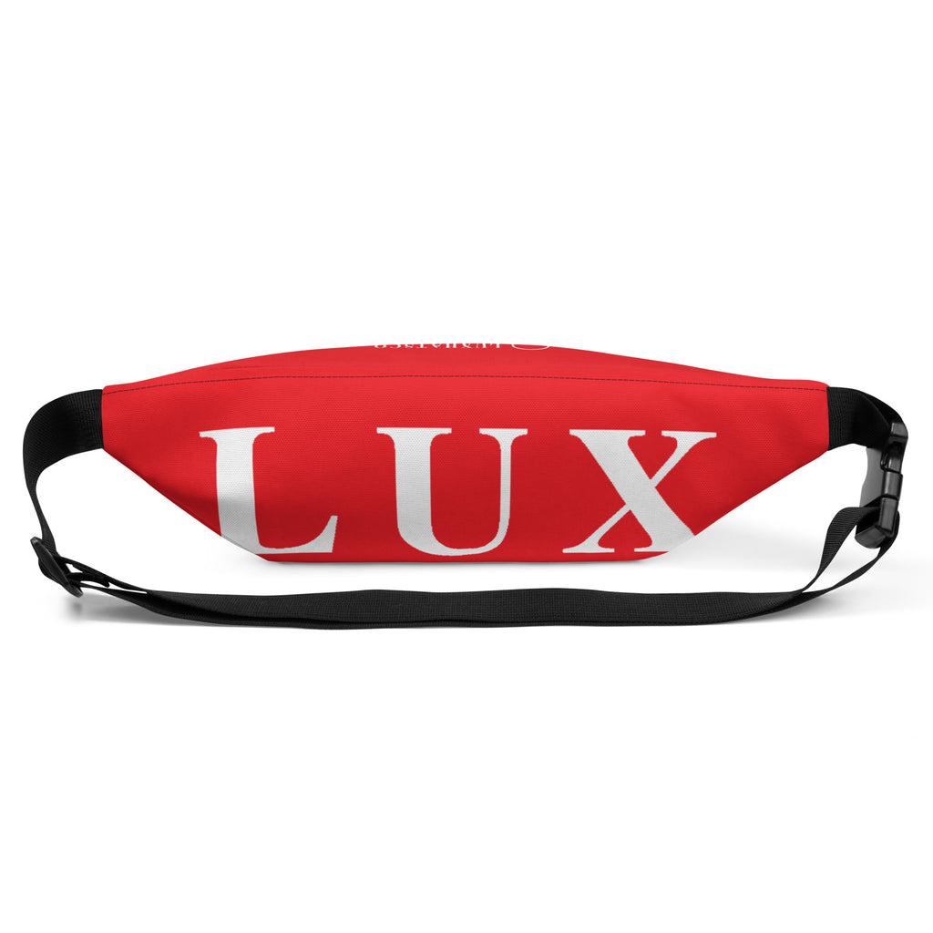 Berry Lux Fanny Pack – water-resistant material close-up