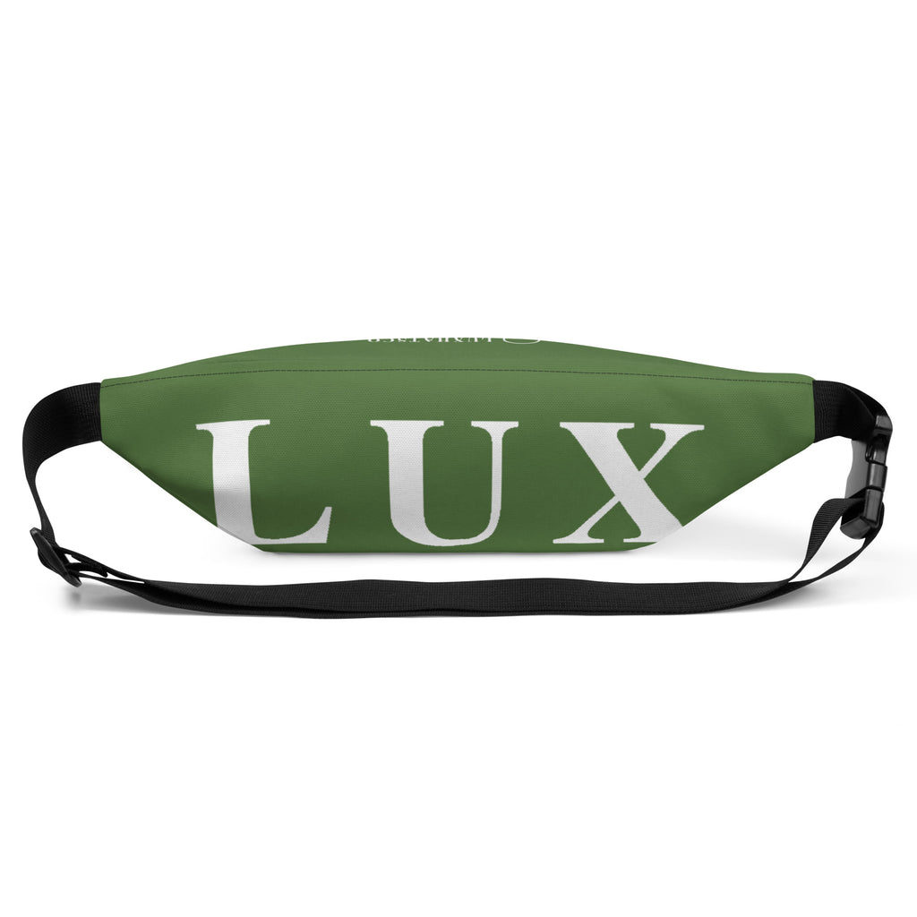 Fern Green Lux Fanny Pack – styled with casual outfit