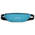 Deep Summersky Blue Lux Fanny Pack – front view