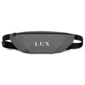 Stone Gray Lux Fanny Pack – front view