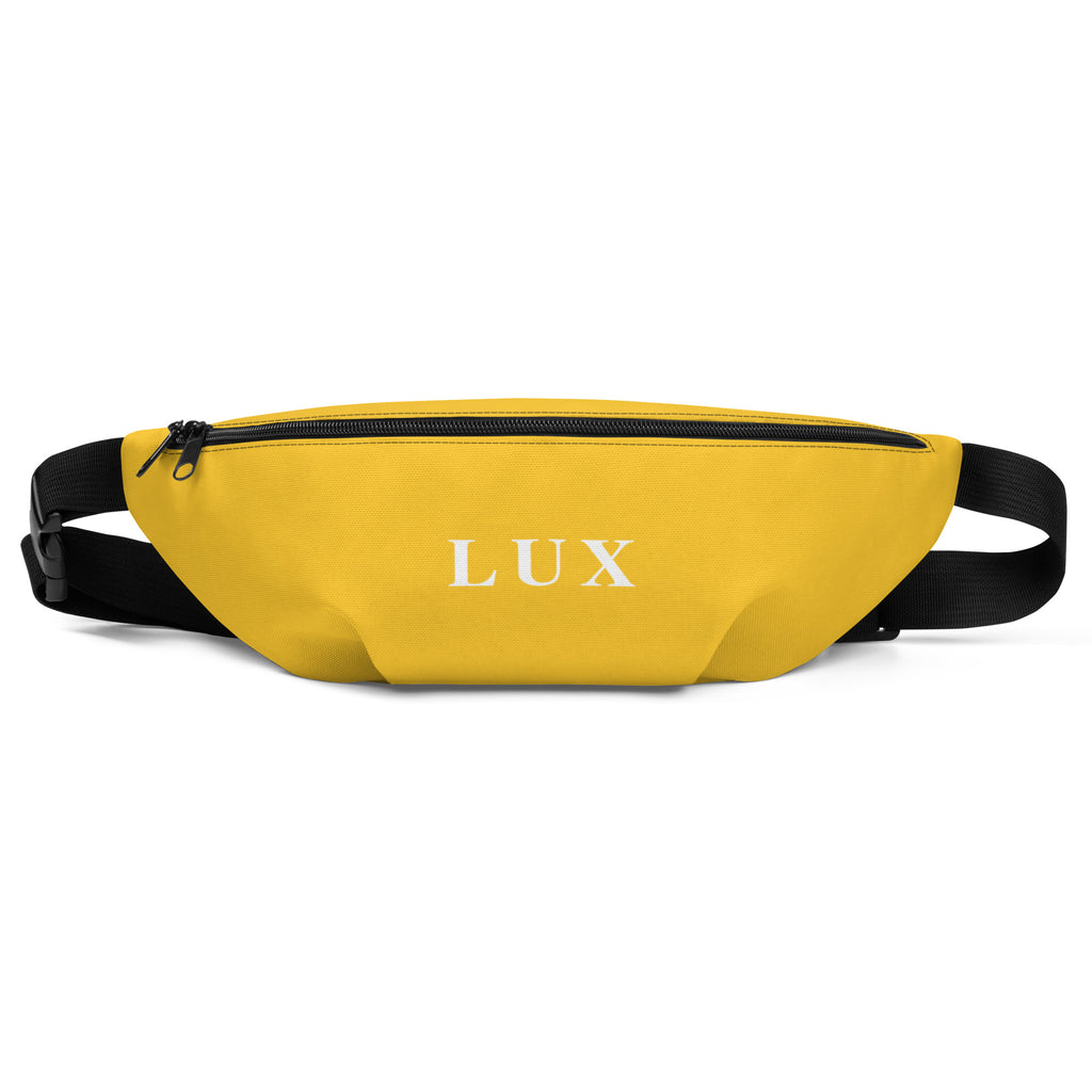 Sunflower Yellow Lux Fanny Pack – front view