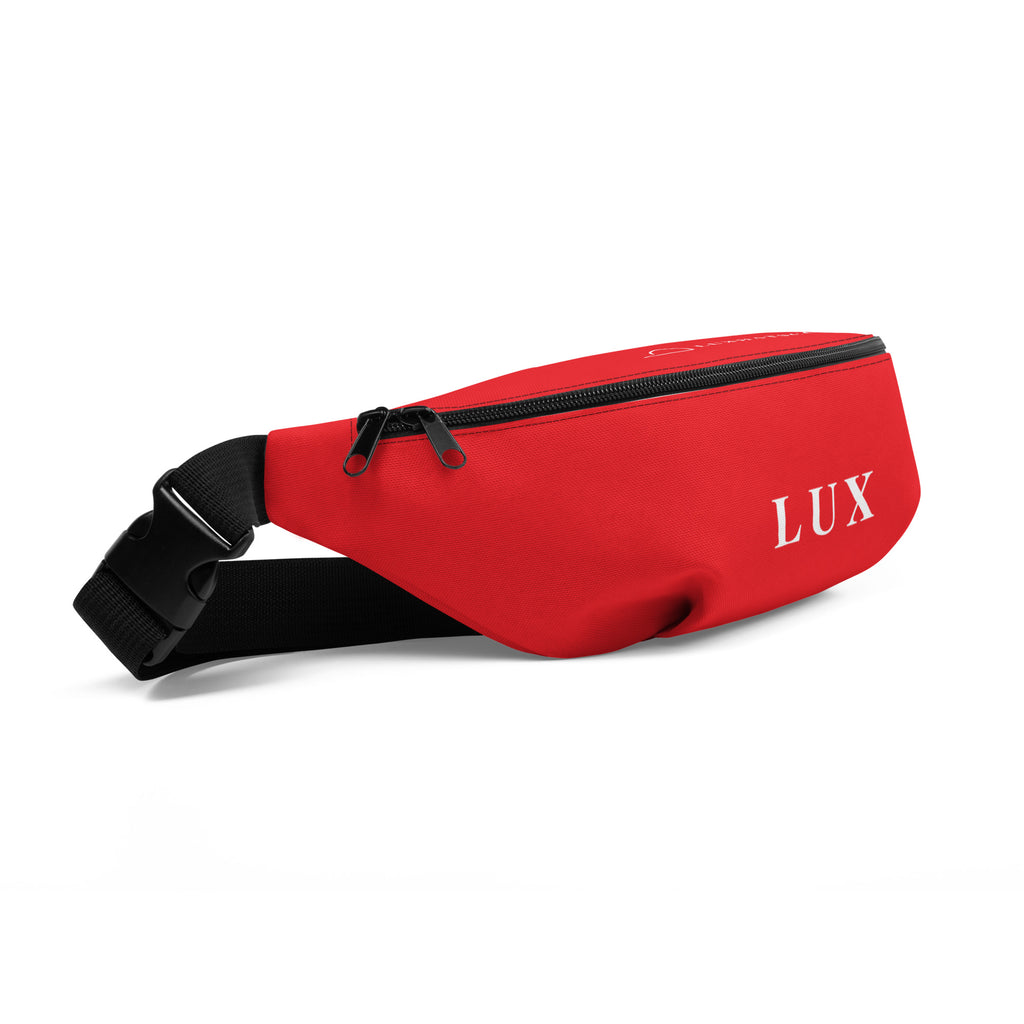 Berry Lux Fanny Pack – side view showing adjustable strap