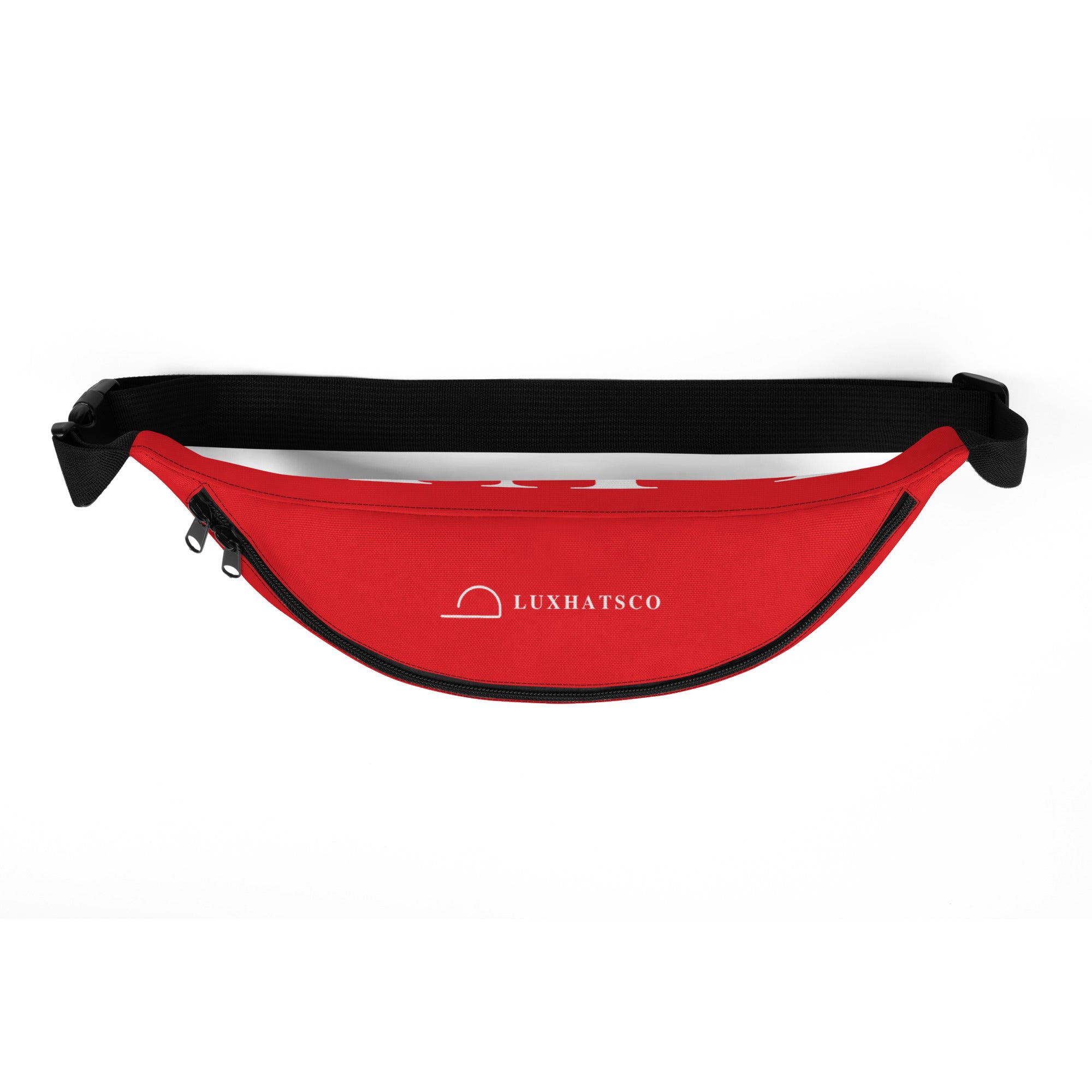Berry Lux Fanny Pack – top zipper open