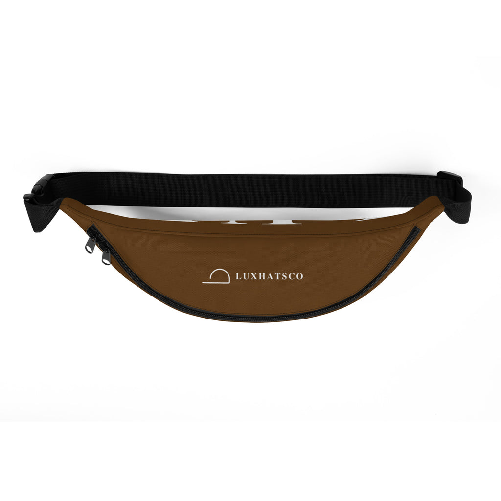 Coffee Brown Lux Fanny Pack lifestyle travel festival use