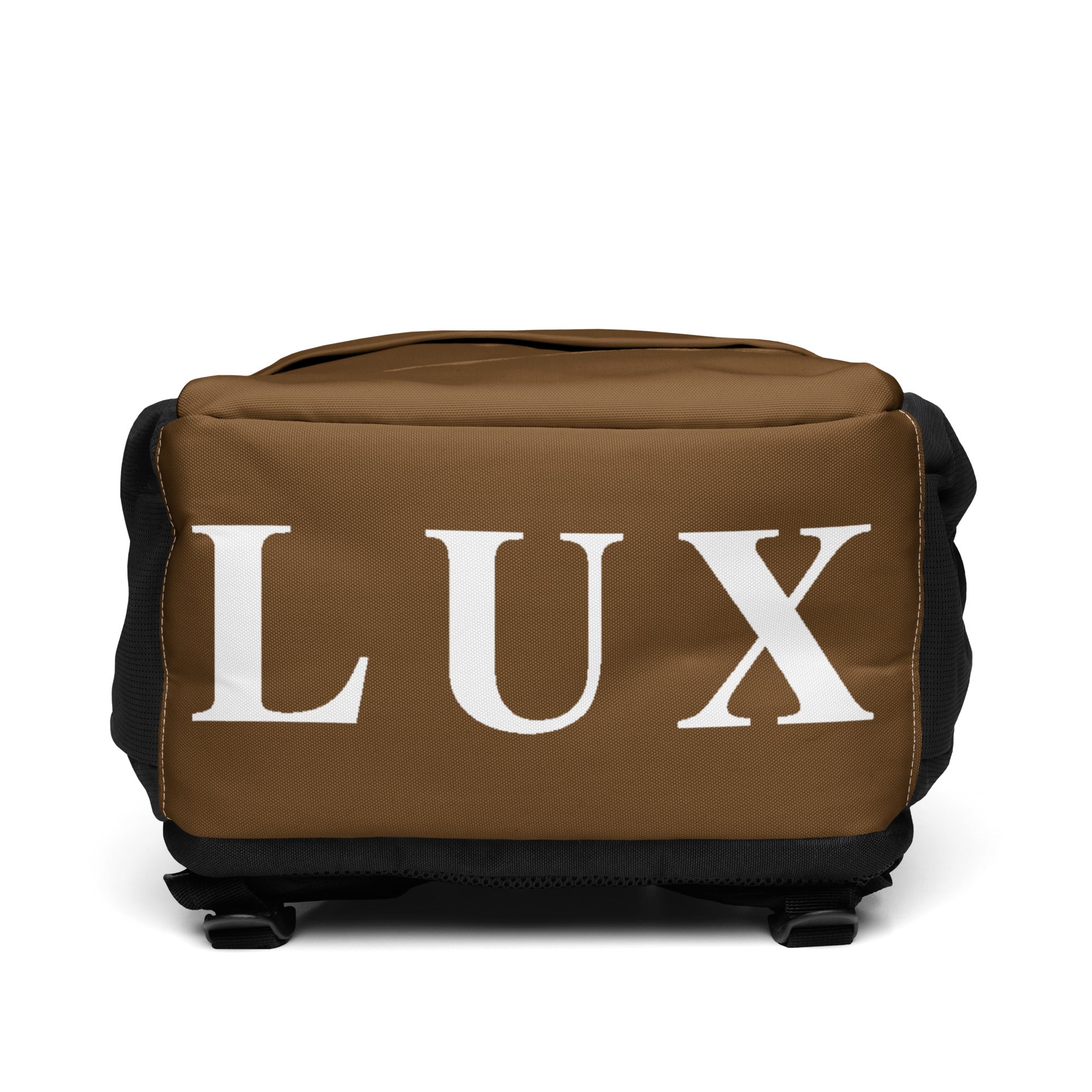 Coffee Brown LUX Utility Backpack bottom view