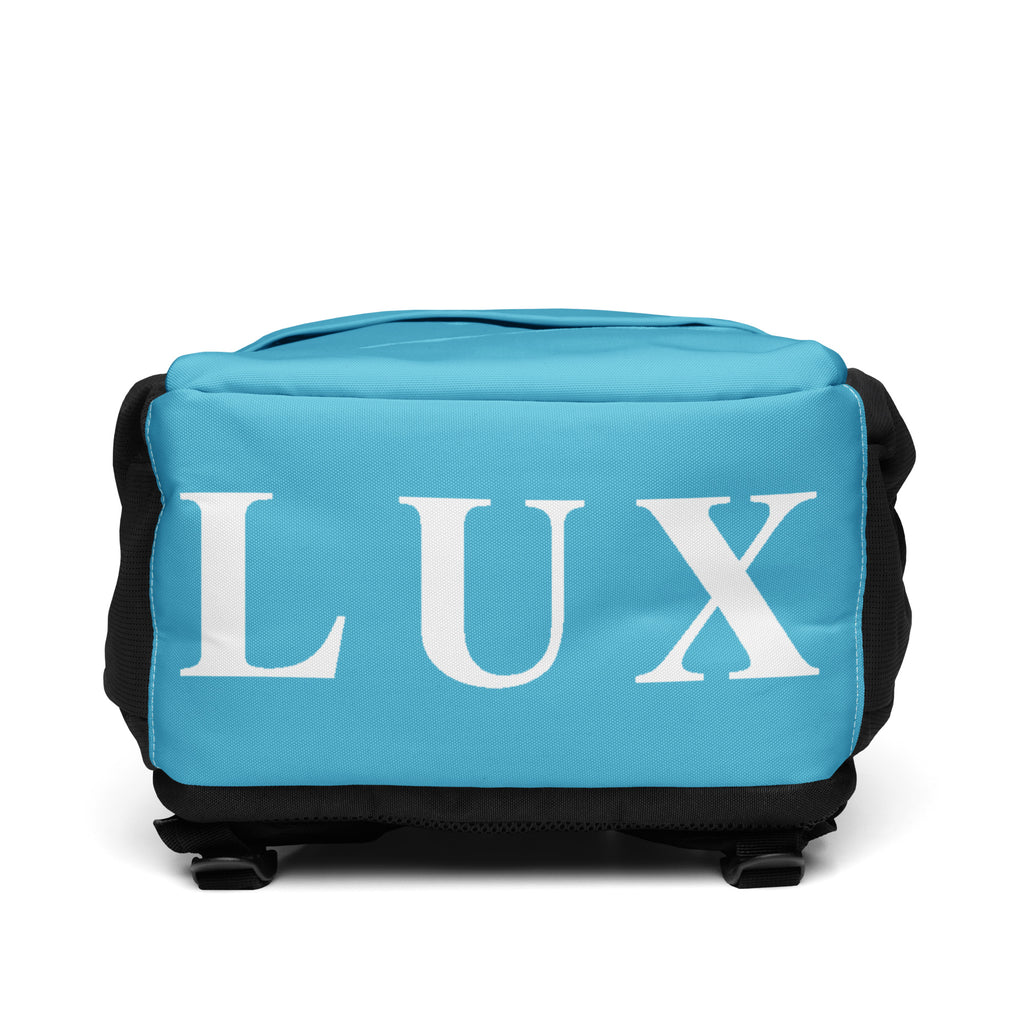 DeepSky Blue LUX Utility Backpack bottom view