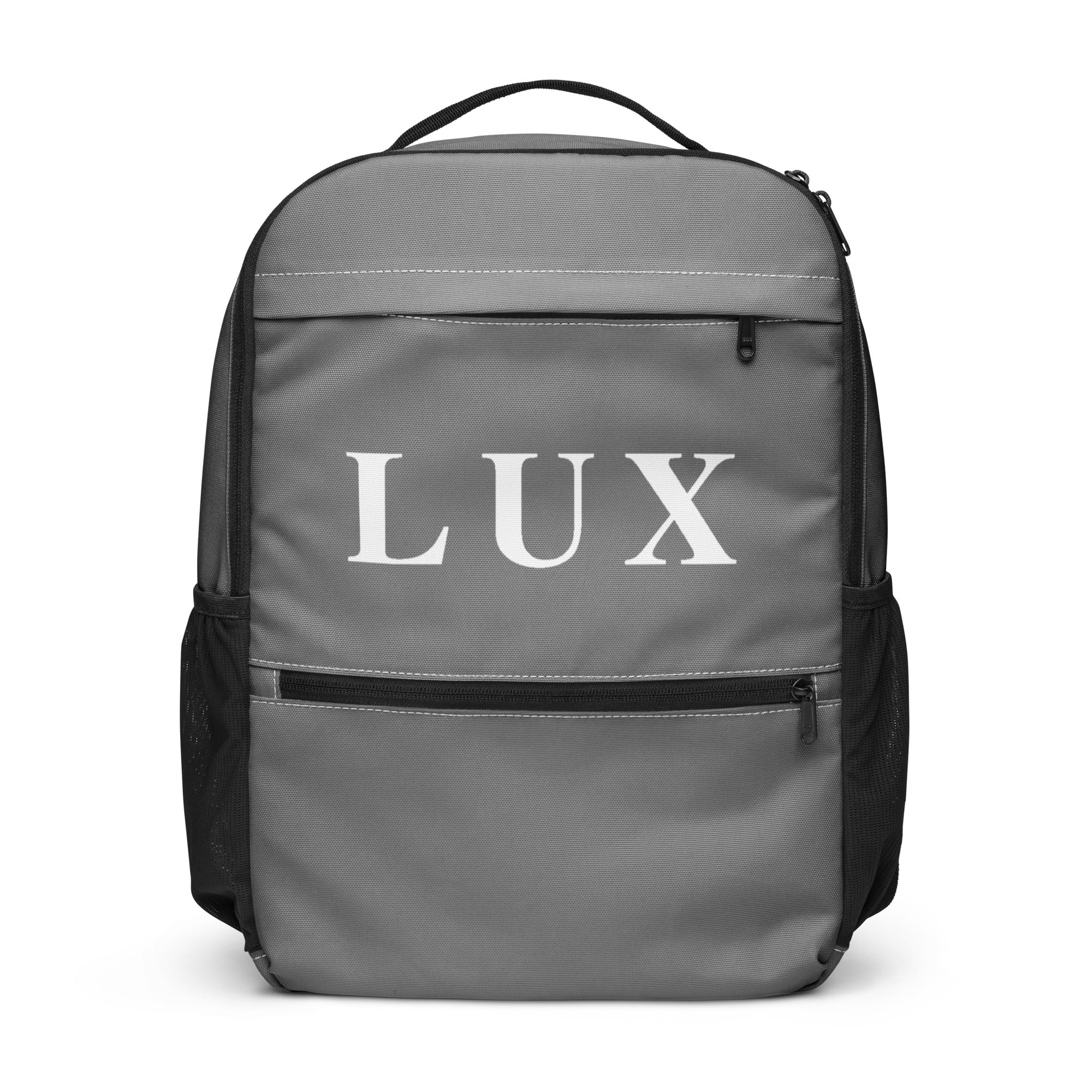 Stone Gray LUX Utility Backpack front view
