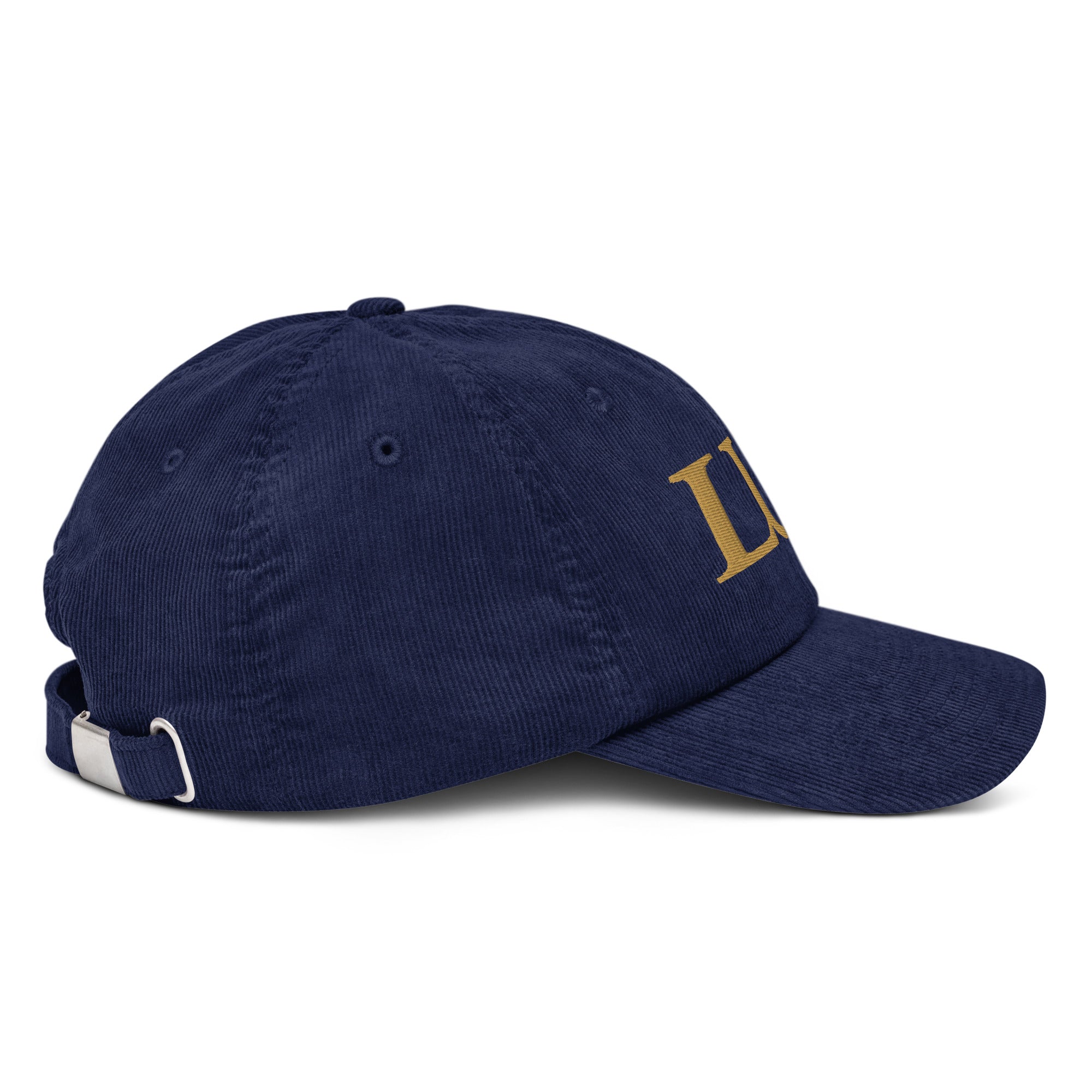 lux streetwear blue corduroy baseball hat