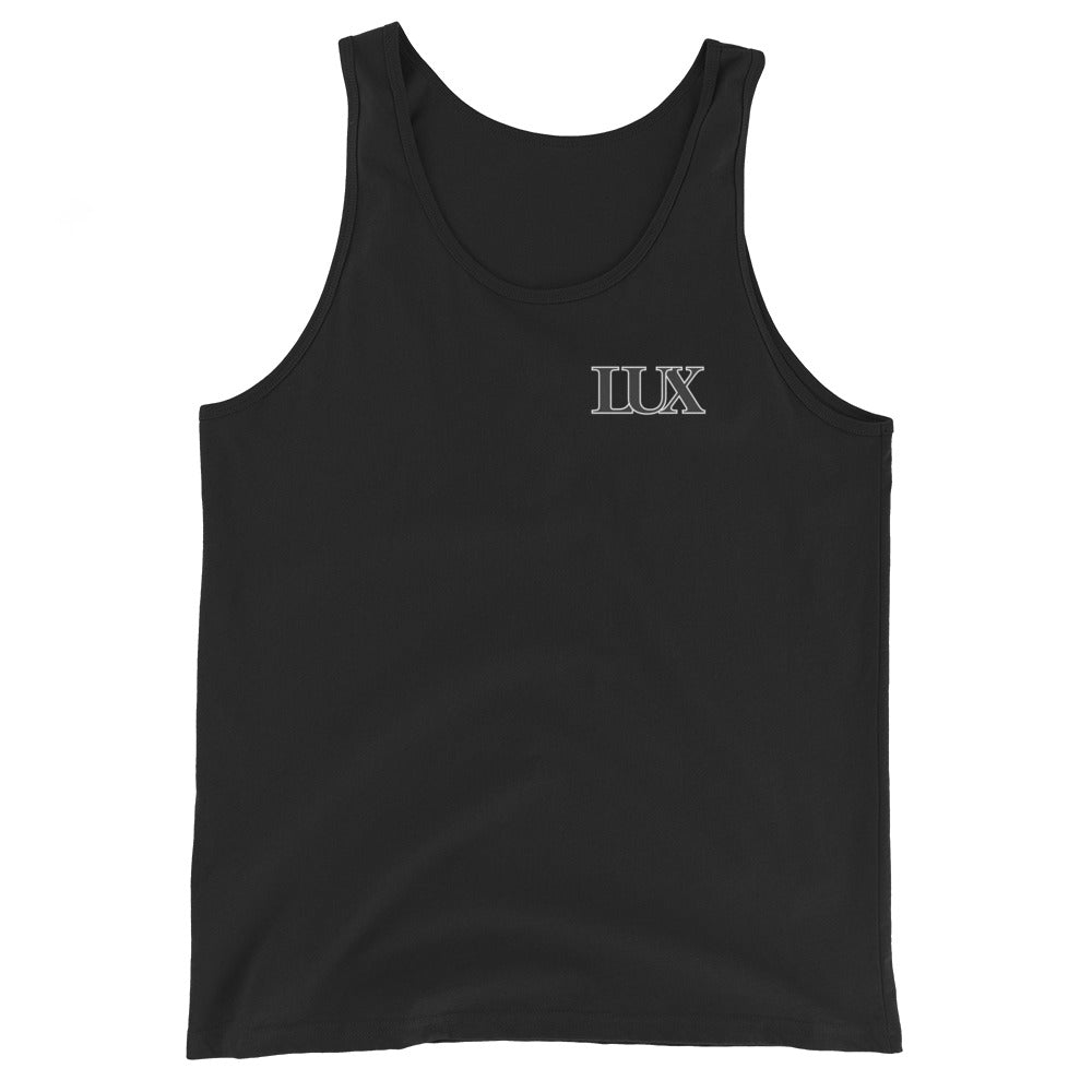 Black classic men’s tank top lightweight fabric