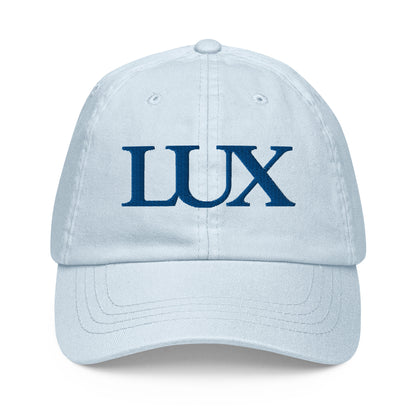 “Lux” Pastel Baseball Cap (Blu-Sky)