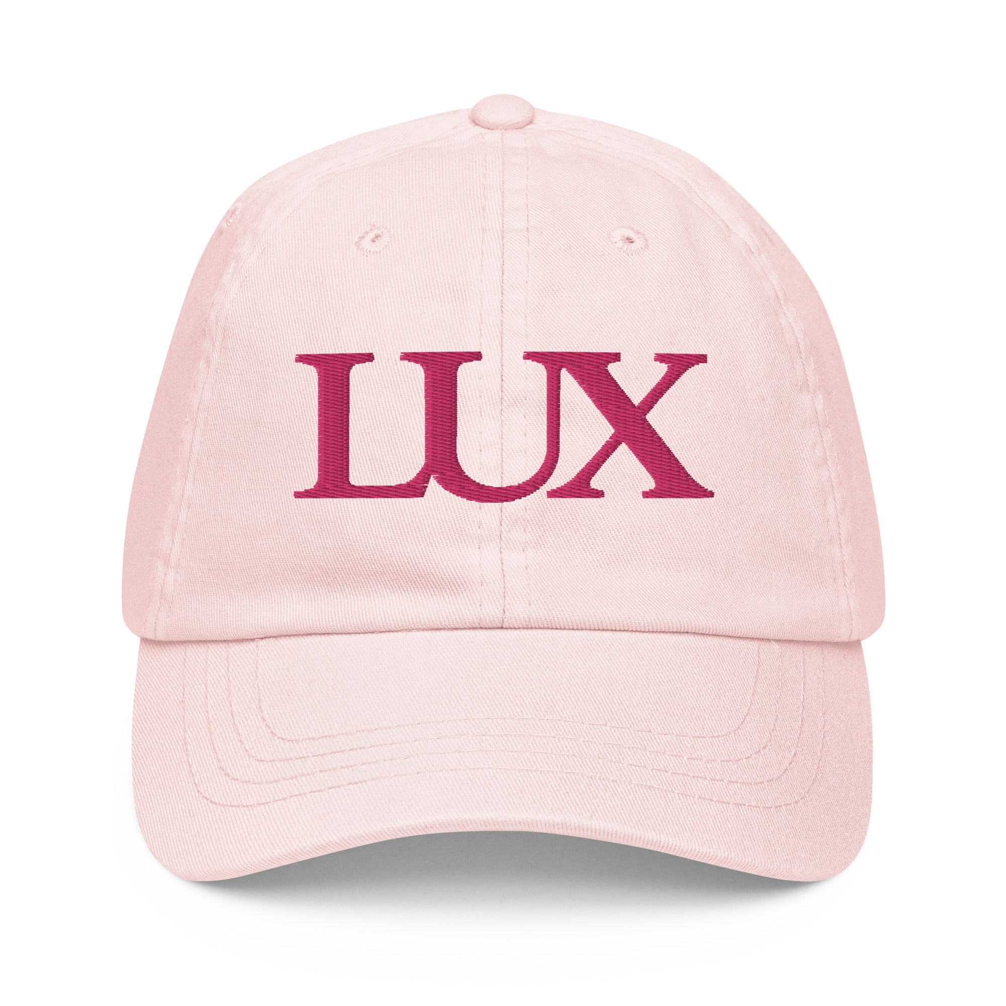 “LUX” Pastel Baseball Cap (Pink Barbie)