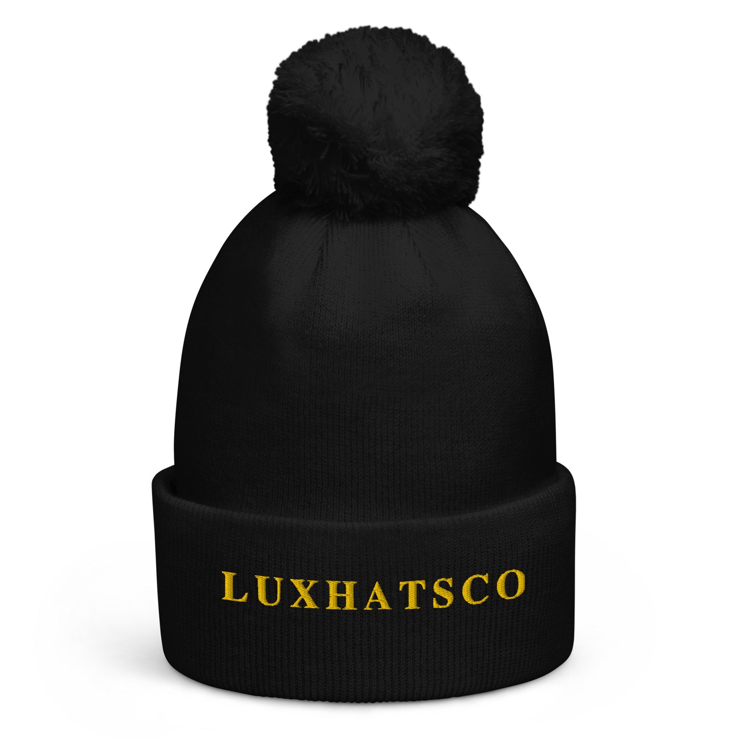 "LUXHATSCO" Pom Pom Beanie