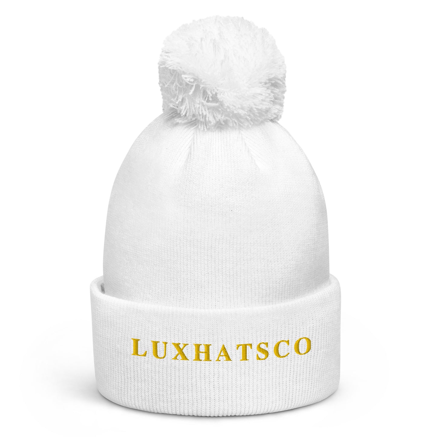 "LUXHATSCO" Pom Pom Beanie