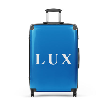 Royal Blue "LUX" Hard-Shell Suitcase