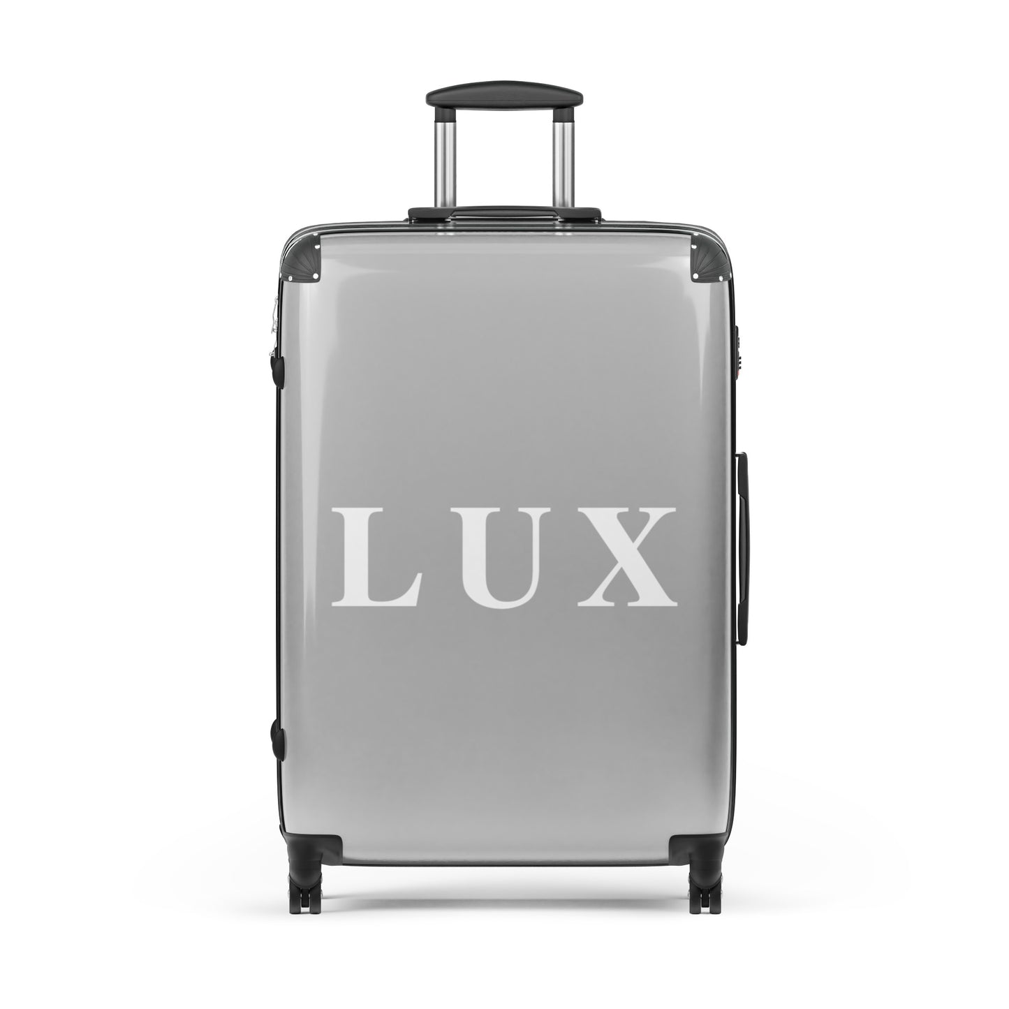 Light Grey "LUX" Hard-Shell Suitcase