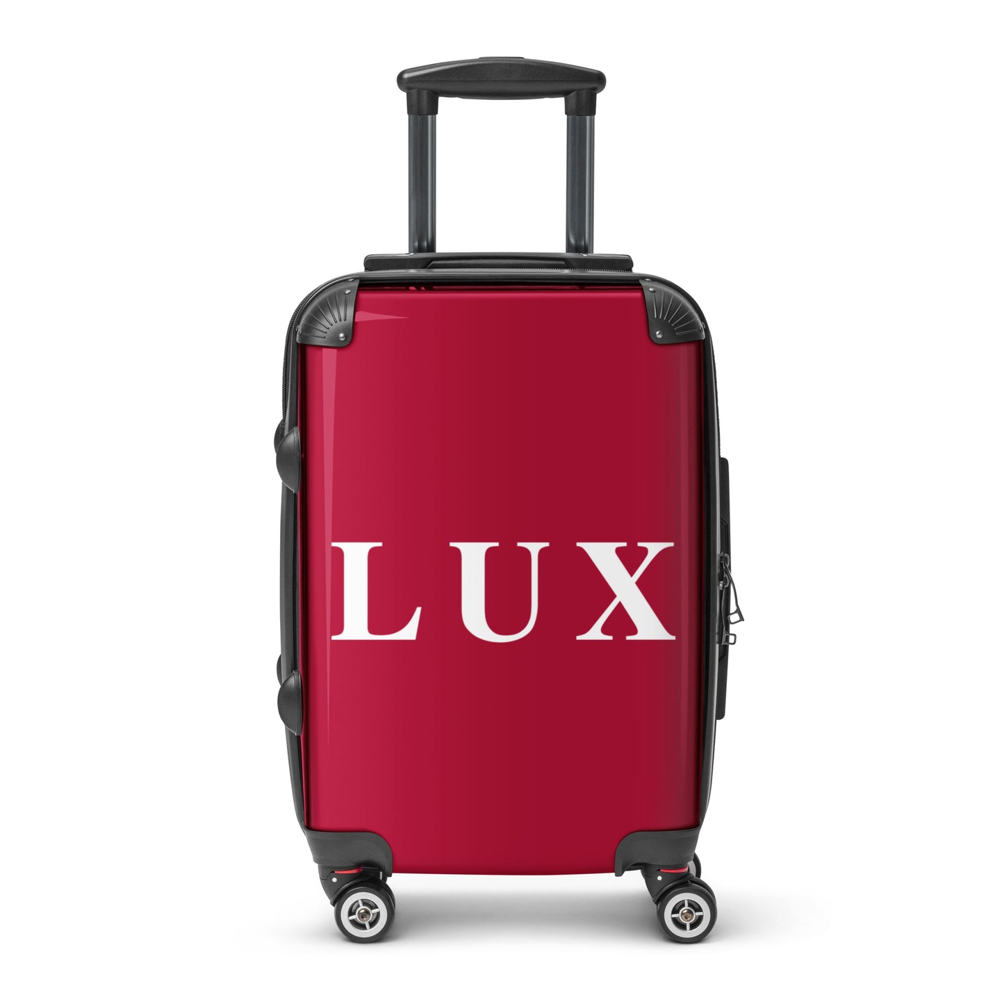 Maroon "LUX" Hard-Shell Suitcase