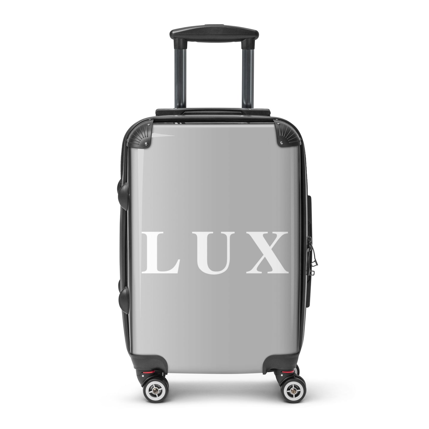 Light Grey "LUX" Hard-Shell Suitcase