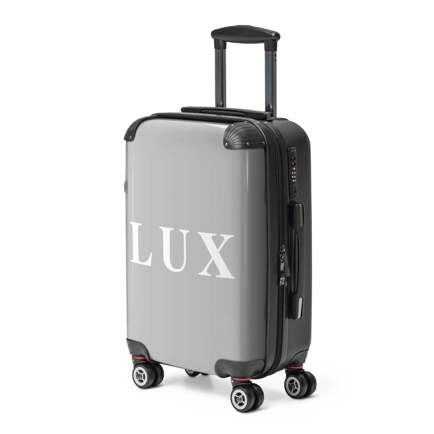 Light Grey "LUX" Hard-Shell Suitcase