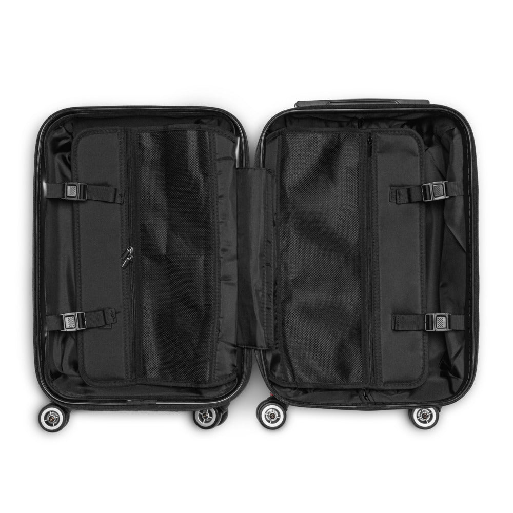Maroon "LUX" Hard-Shell Suitcase