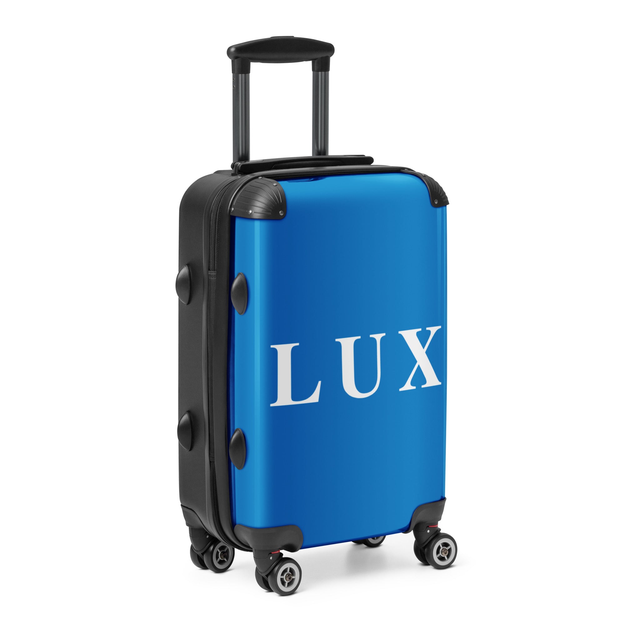 Royal Blue "LUX" Hard-Shell Suitcase