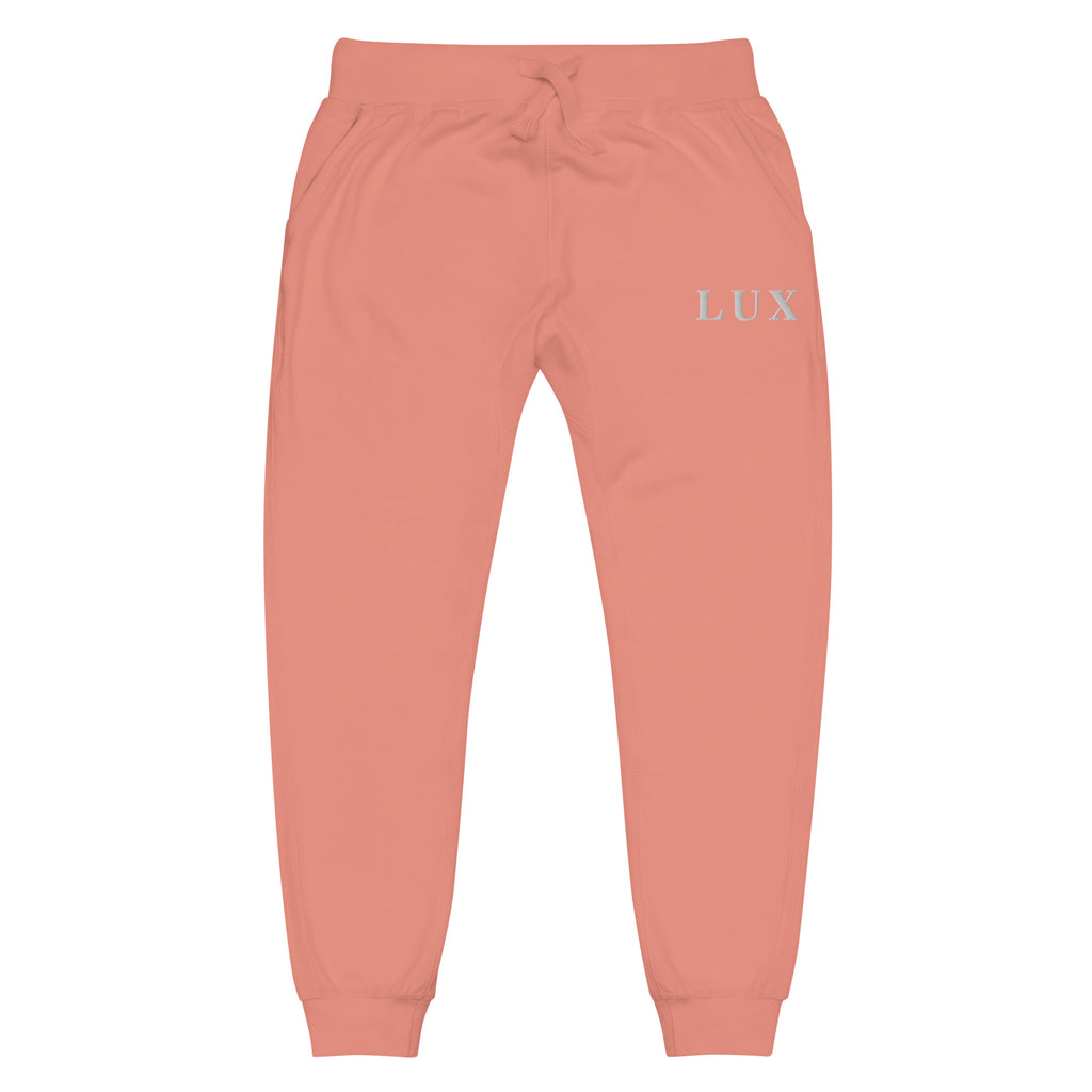 Light Salmon LUX Classic Sweatpants front view