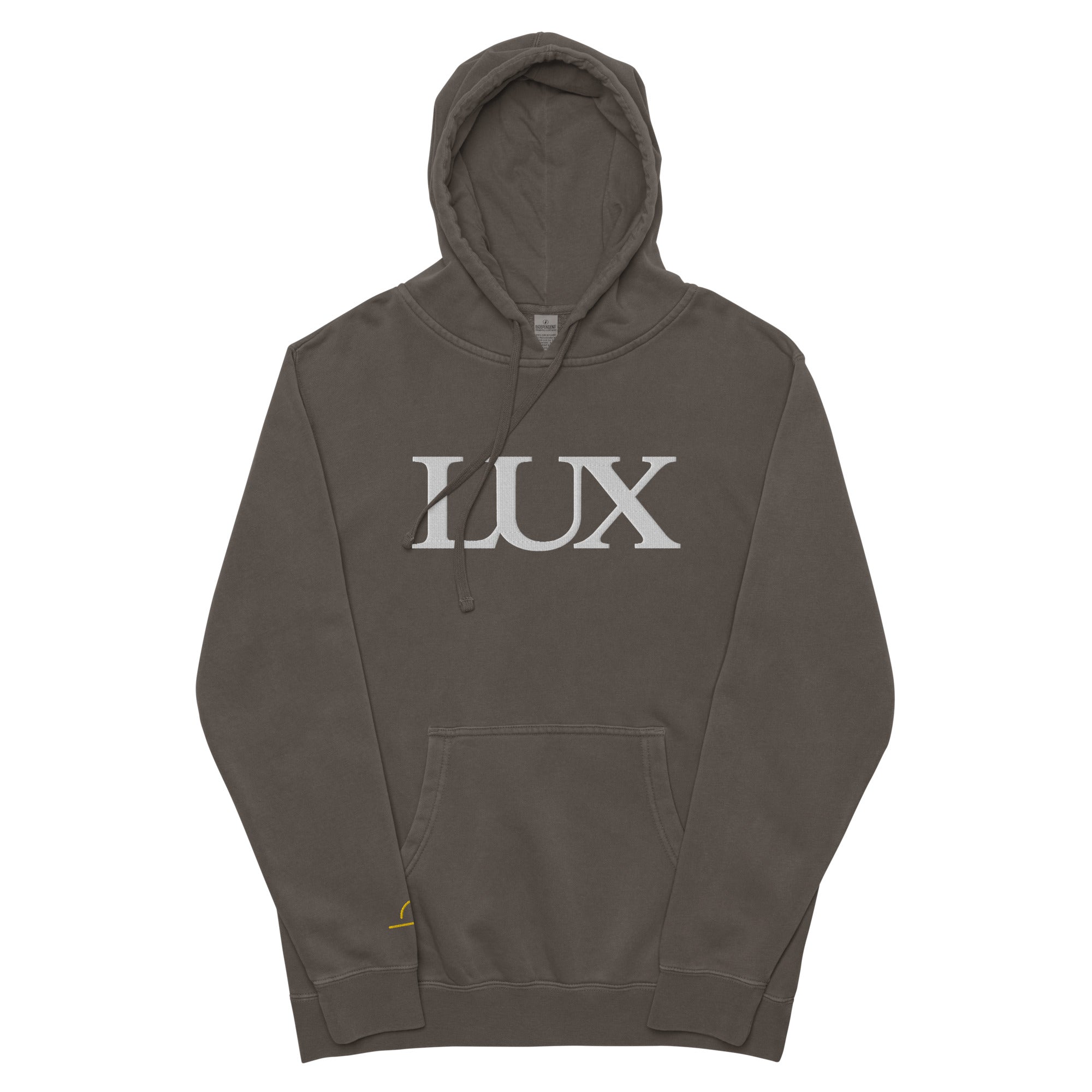 Pigment Black LUX Hoodie front view